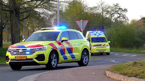 MMT Voertuig 01 911 Eelde Ambulance 02 109 Buitenpost Met Spoed Naar