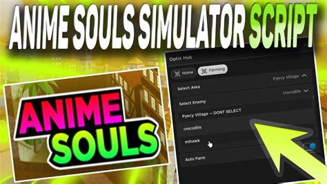 Anime Souls Simulator Script Autofarm Any Areas Youtube