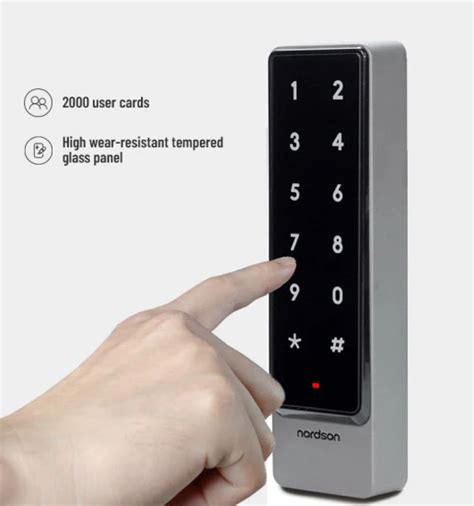 Metal IP65 Dual Frequency Waterproof Door Standalone Access Controller