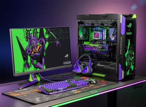 Asus X Evangelion Collab Unseen Photo Of Epic Setup