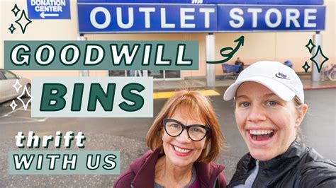 Goodwill Bins Thrift With Me And My Mom Outlet Haul To Sell On Poshmark And Ebay Youtube