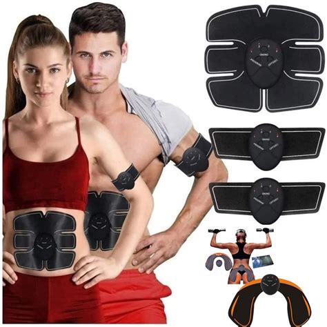 Kit Estimulador Muscular Bumbum Biceps Abs Aparelho Tonificador Shape