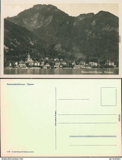 Lu Luzern Ansichtskarte Luzern Lucerna Vierwaldst Tter See Vitznau