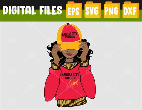 Kansas City Chiefs Girl Svg Png Eps Dxf Inspire Uplift