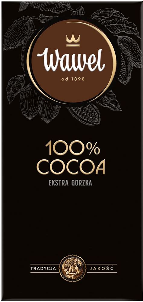 Wawel Czekolada Gorzka Premium 100 Cocoa 80g Ceny I Opinie Ceneo Pl