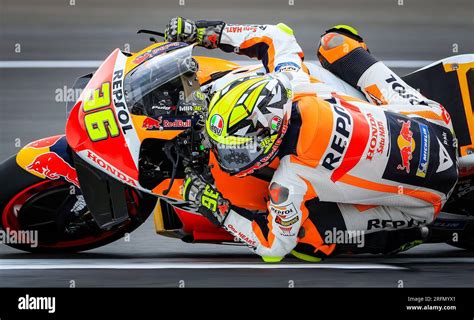 Repsol Honda S Joan Mir During Free Practice Two Ahead Of The Monster