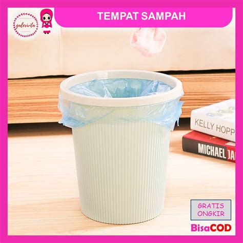 Jual Tempat Sampah Set Dispenser Kantong Plastik Roll Tong Sampah