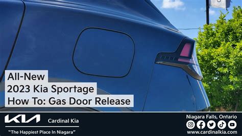 All New 2023 Kia Sportage How To Use Your Gas Door Release YouTube