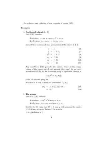 Group Theory Notes PDF