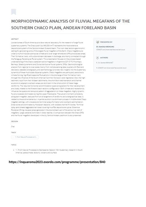 Pdf Morphodynamic Analysis Of Fluvial Megafans Of The Southern Chaco