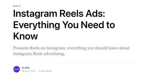 Instagram Reels Ads Everything You Need To Know In 2022 Instagram