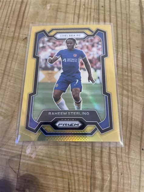 Panini Premier League Prizm Raheem Sterling Gold