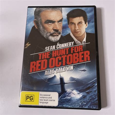 The Hunt For Red October Dvd 1990 Sean Connery Alec Baldwin Region