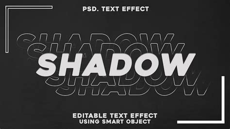 Premium Psd Shadow Text Style Effect