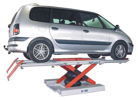 Commercial ATEX Compliant Pneumatic Car Lift For The Body Shop From