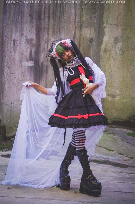 Placebo Red And Black Gothic Nurse Dress — Gloomth