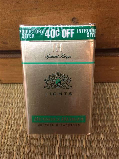 Benson Hedges Special Kings Lights Menthol Cigarette Hard Pack