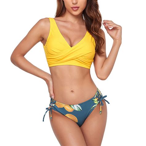 Wedfrse Bikini Sets For Women Two Piece Swimsuit Women With Breast Pads