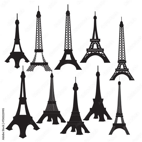 Eiffel Tower SVG Paris SVG Landmark SVG Travel Svg Eiffel Tower