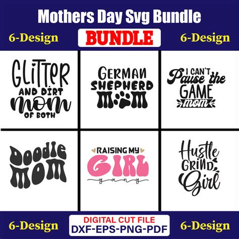 Mothers Day Svg Bundle Mom Life Svg Mama Svg Funny Mom Svg Blessed