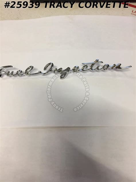 1958 1961 Chevy And Corvette Fuel Injection Side Emblem One Nos Gm