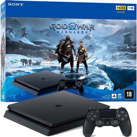 PlayStation 4 1TB 1 Controle Preto Sony SHOP WMD