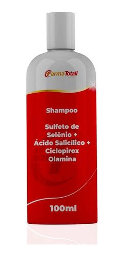 Shampoo Sulfeto Selênio ác Salicílico ciclopirox O 100ml