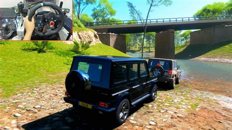 Mercedes Amg G Jeep Wrangler Offroad Convoy Forza Horizon