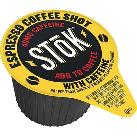 50 Stok Caffeinated Cold Brew Coffee Shots