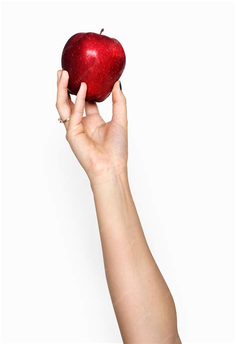 Hand Holding Apple Clipart Eaten