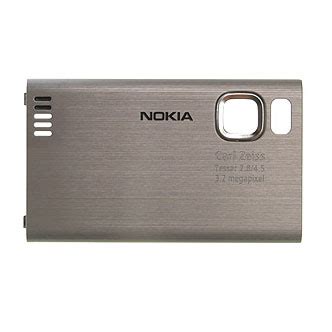 Nokia 6500 Slide Battery Cover - Silver