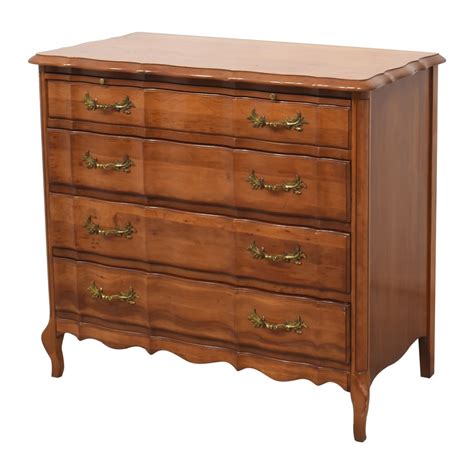 House Of Lindberg French Provincial Cherry Bachelor Chest Off Kaiyo