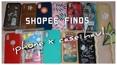 Iphone X Shopee Case Haul 🌷 Aestethic Haul 🌼🌷 Queen Montesa Youtube