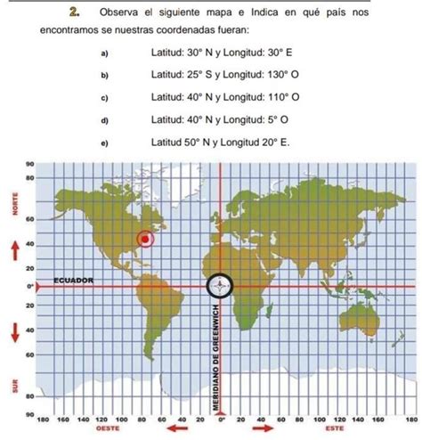 Observa el siguiente mapa e Indica en qué país nos encontramos se