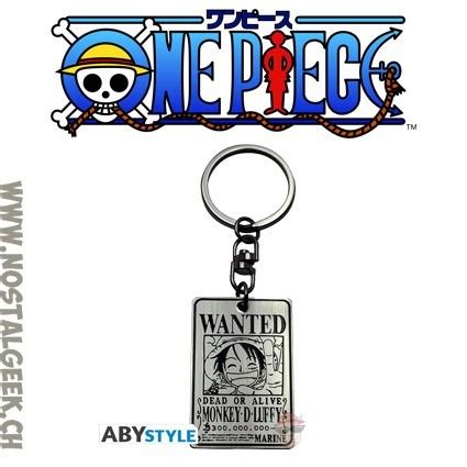 Porte Cl S One Piece Porte Cl S Wanted Luffy Geek Suisse Geneve Shop