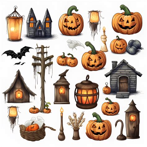 Halloween Bundle Clipart Pngfall Svg Halloween Svg Bundle Etsy