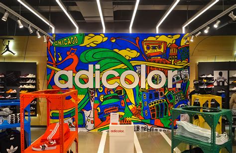 Adicolor Interactive Mural Coloring Project In LA NY Chicago