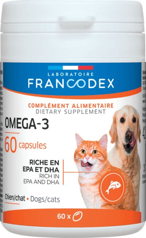 Francodex Omega Pour Chiens Et Chats Capsules