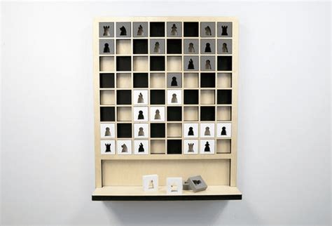 100% Creative DIY Wall Chess Board with a Shelf!