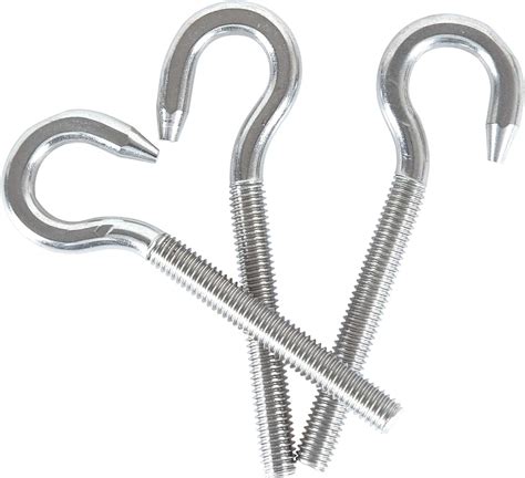 M10 304 Stainless Steel Screw In Hooks Hook Bolt Screw With A Round