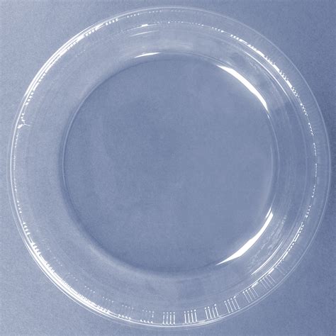 Disposable Clear Plastic Plates. FOCUSLINE 100 Count Clear Plastic ...