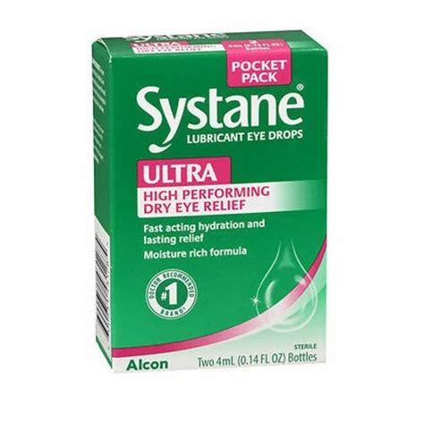 Systane Ultra High Performance Lubricant Eye Drops Pocket Pack X Ml