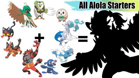 All Alola Starters Evolution Pokémon Fusion Drawing World Records