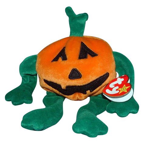 Ty Beanie Baby Pumkin The Pumpkin Stuffed Animal Mwmt