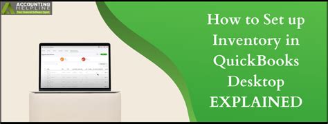 How To Set Up Inventory In Quickbooks Desktop Explained
