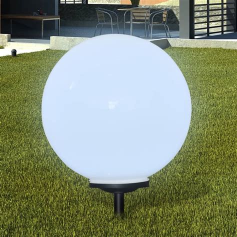 Lampione Solare A Led Da Giardino Cm Pz Con Picchetto Bianco