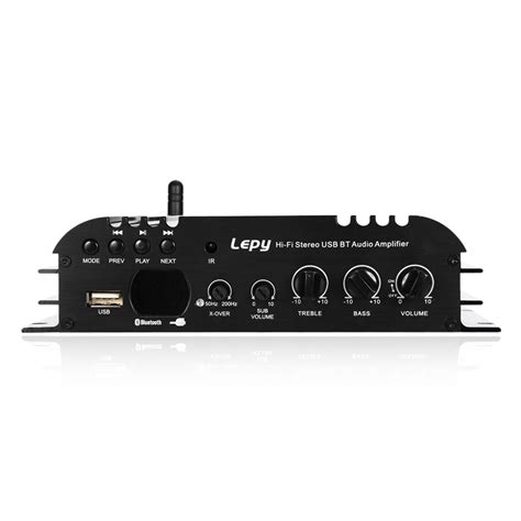 Nouveau Lepy LP 168 Plus Amplificateur De Voiture 2 1 Canaux 3 55MM