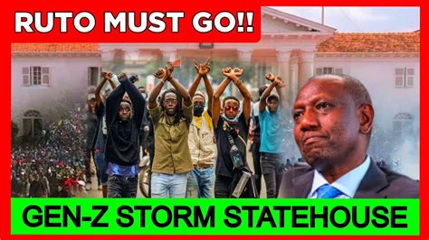 Happening Now Thousands Of Gen Z Youths Overpowers Police In Nairobi