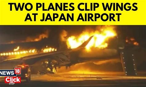 Japan Plane Crash | Cathay Pacific Aircraft Clip Wings On Airport ...