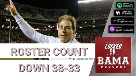 Jimmy Stein S Alabama Football Roster Countdown 33 38 YouTube